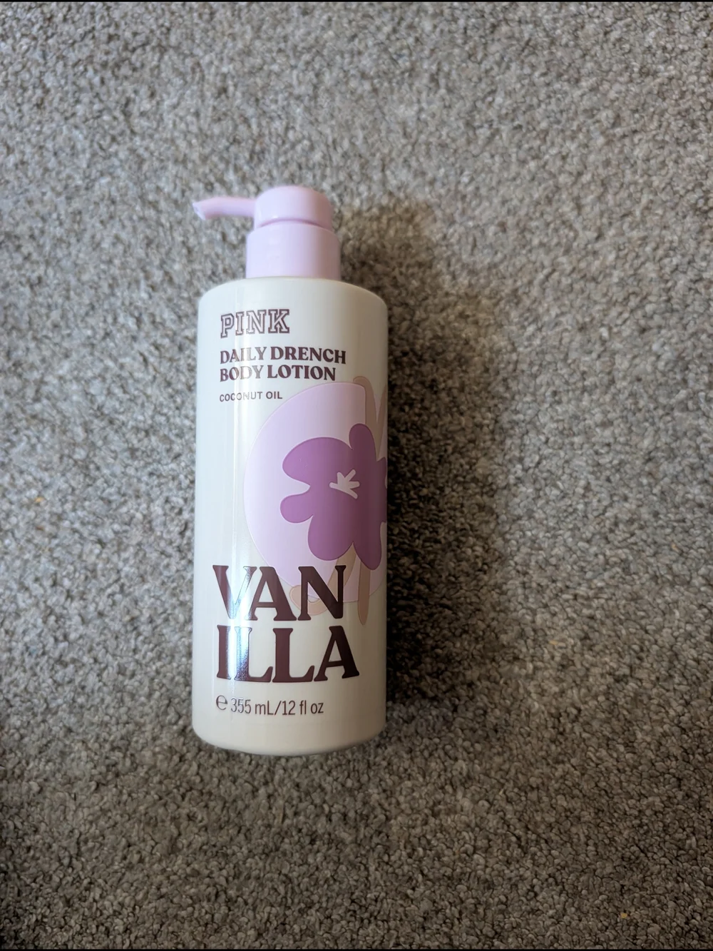 PINK Victoria's Secret Vanilla Body Lotion with Pink Accents